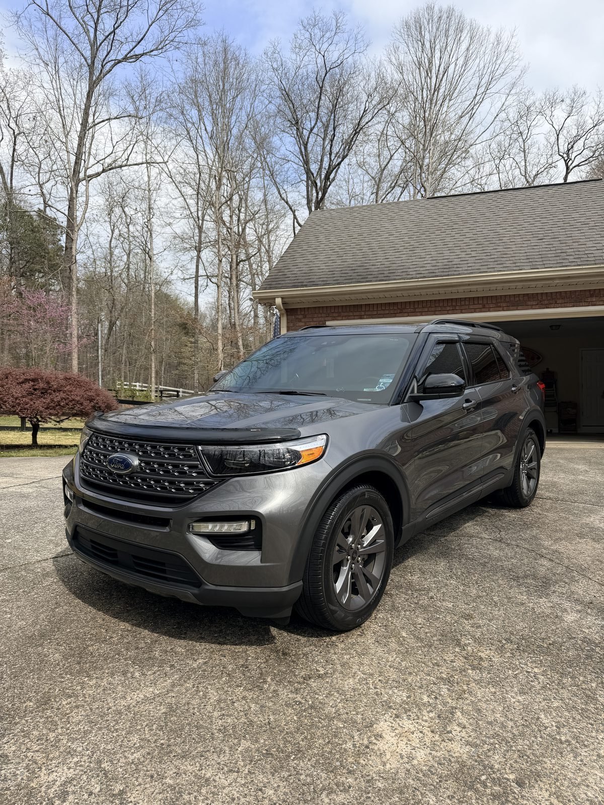 Bird dropping damage on car paint protected by ceramic coating