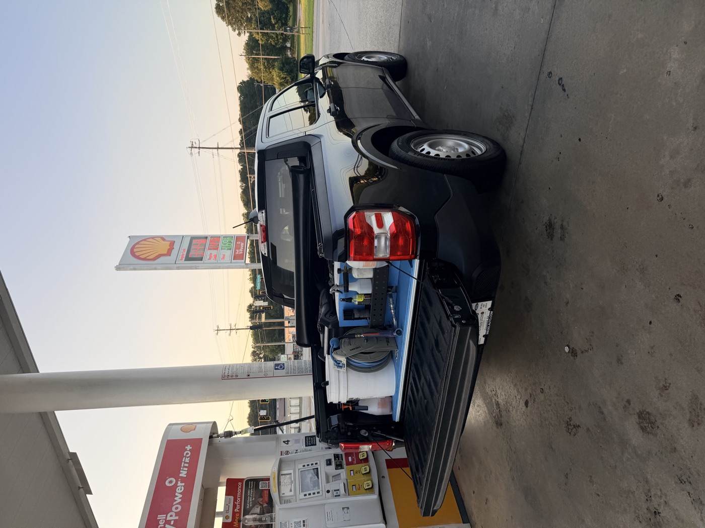 Zane's Detailing mobile setup — truck and equipment